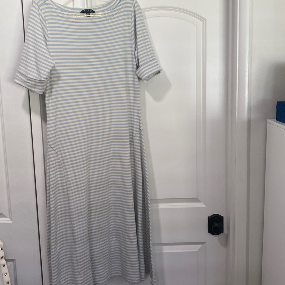 Women’s Ralph Lauren stripe summer dress. Size XL